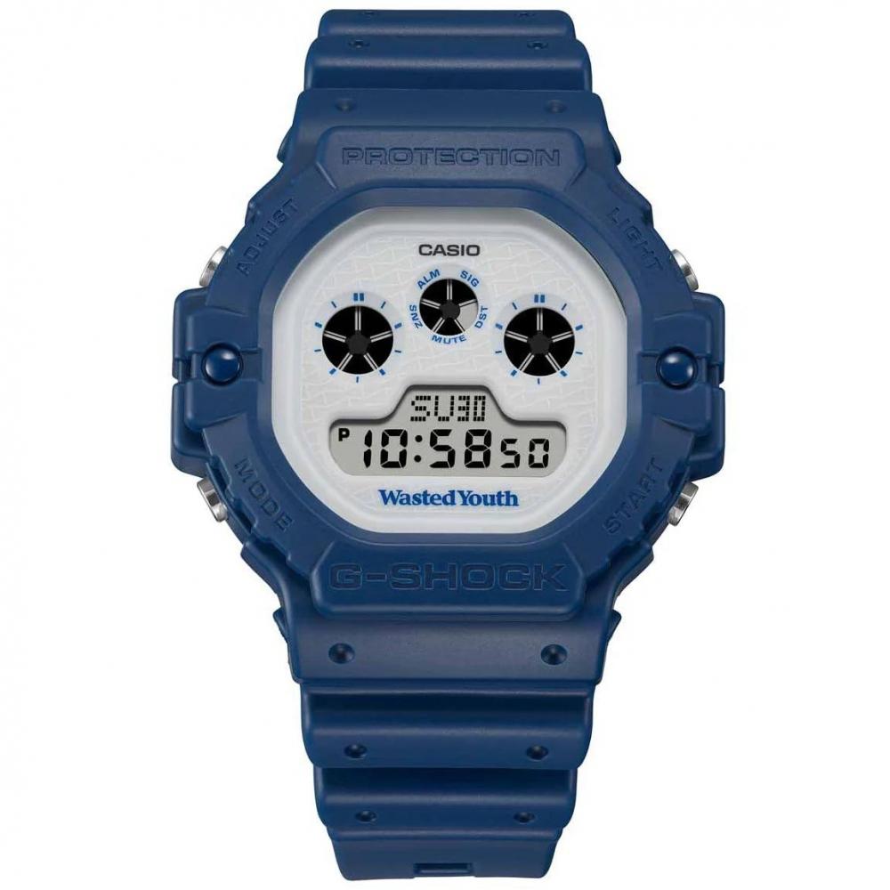 

[Casio] Наручные часы G Shock [] Wased Youth Collaboration Модель DW 5900 WY 2 JR Синие мужские