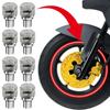 LED Bicycle Wheel Fluorescent Light Motorcycle Tire Valve Light Cover Decoration Neon Electric Car Modification Accessories