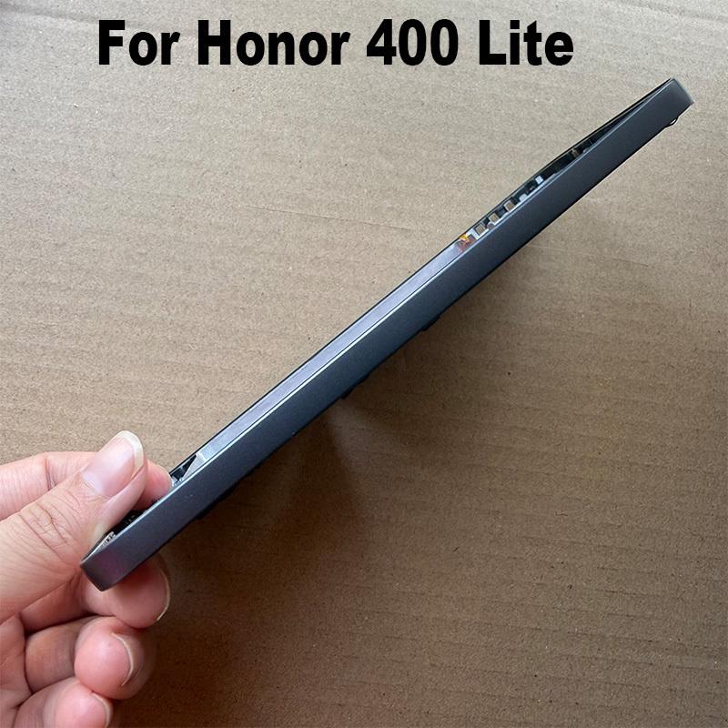 For Huawei Honor 400 Lite 5G Middle Frame Front Bezel Housing Lcd Supporting Holder Rear Plate Chassis Replacement