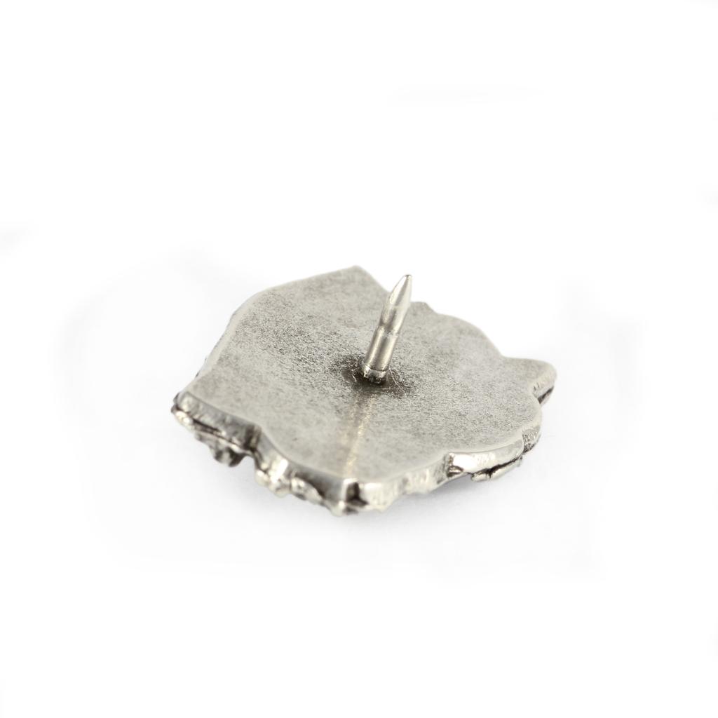 Yorkshire Terrier, Yorkie I  - Silver-plated Dog Brooch, Elegant Pin, Jacket Lapel Decoration by Art-Dog Brand