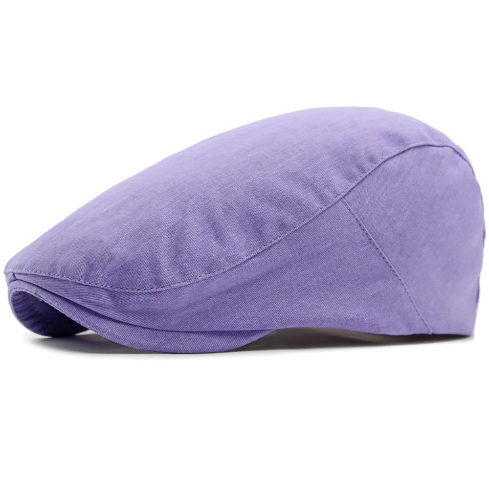 HT4771 Mens Berets Women Spring Summer Cotton Cap Vintage Artist Painter Beret Hat Male Female Ivy Flat Cap Adjustable Beret Cap