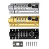 4-Digit Combination Lock Password Lock Sliding Bolt Door Lock Easy To Install
