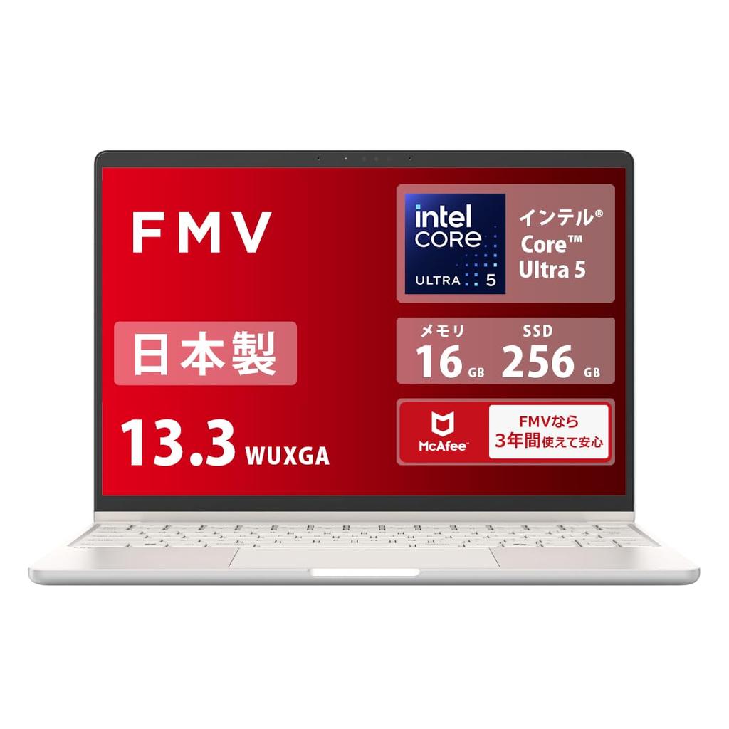 Fujitsu FMV Note C Made In Japan Core Ultra 16GB 256GB No WC1-K1 Laptop, (Win 11, 13.3-inch, 5, RAM, SSD, Office) AZ_WC1K1_Z878