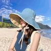 Dayan sun hat summer new peach skin velvet bucket hat women's outdoor travel sun hat seaside beach hat