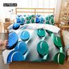 Glass Ball Duvet Cover Set Microfiber Colored Transparent Marbles Bedding Set Childhood Toys for Kid Teen Queen King Quilt Cover