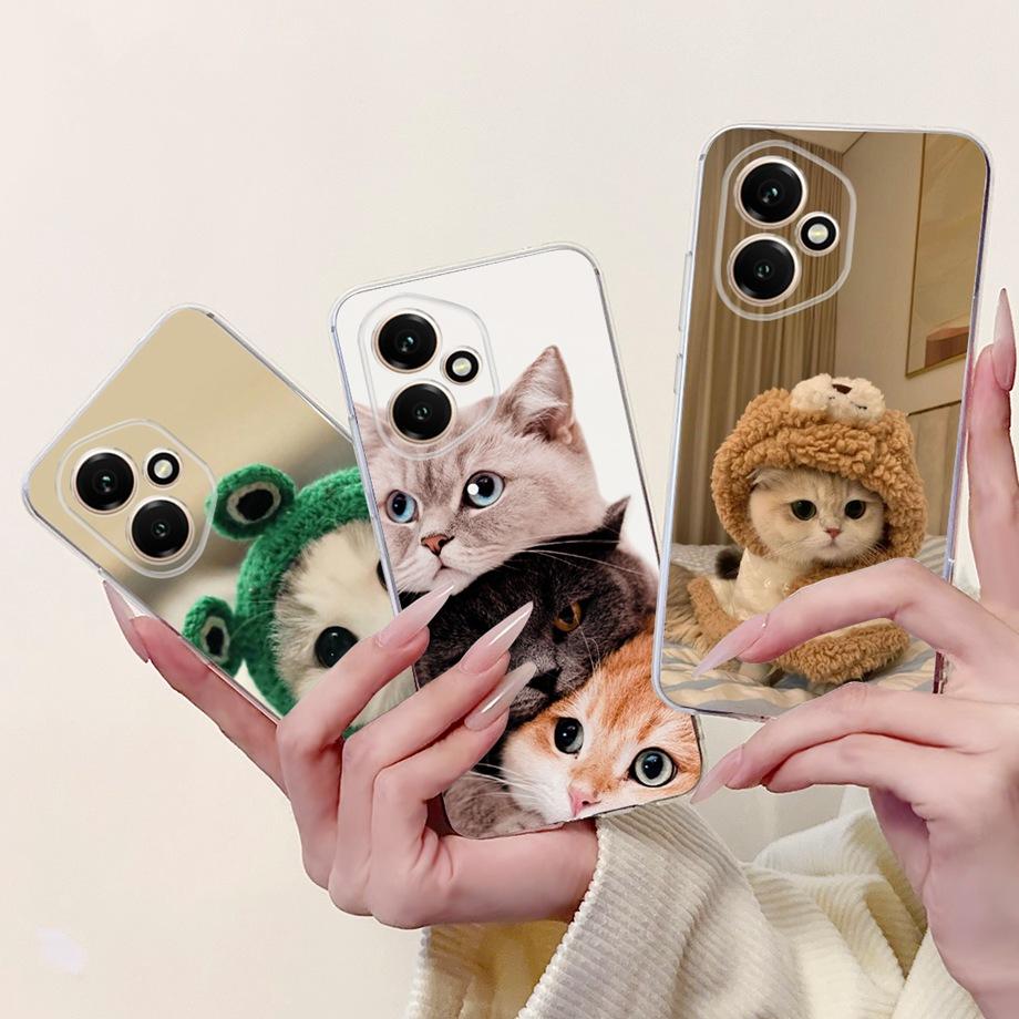 For Huawei Honor 400 400 Pro Case Dragon Love Heart Animals Pattern Back Cover Soft Silicone TPU Clear Bumper Camera Protection