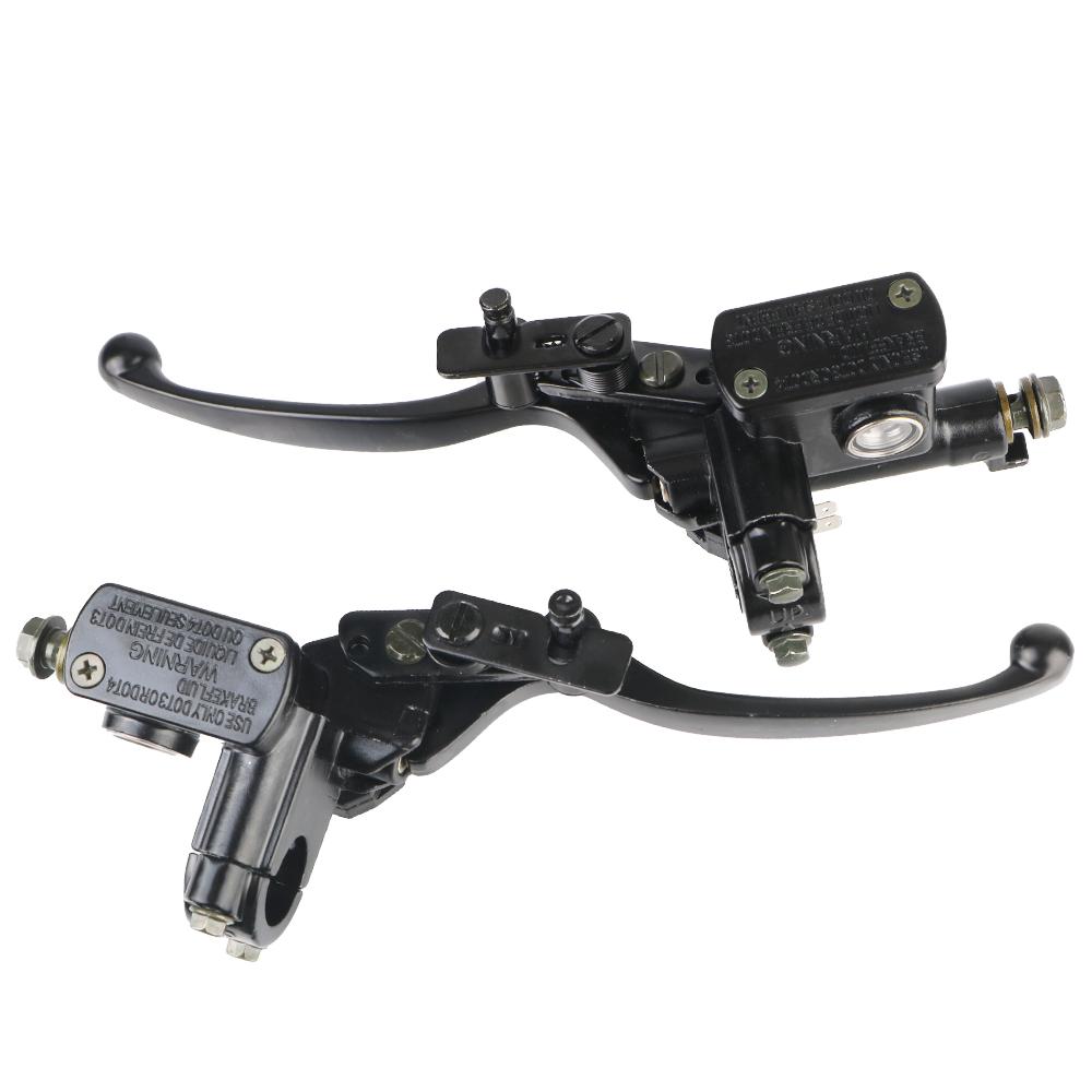 With Brake Pump Motorcycle Clutch Lever Cylinder Hydraulic Brake Lever For 50cc-250cc Dirt Bike ATV Four-wheel Moto Left/RightGood product