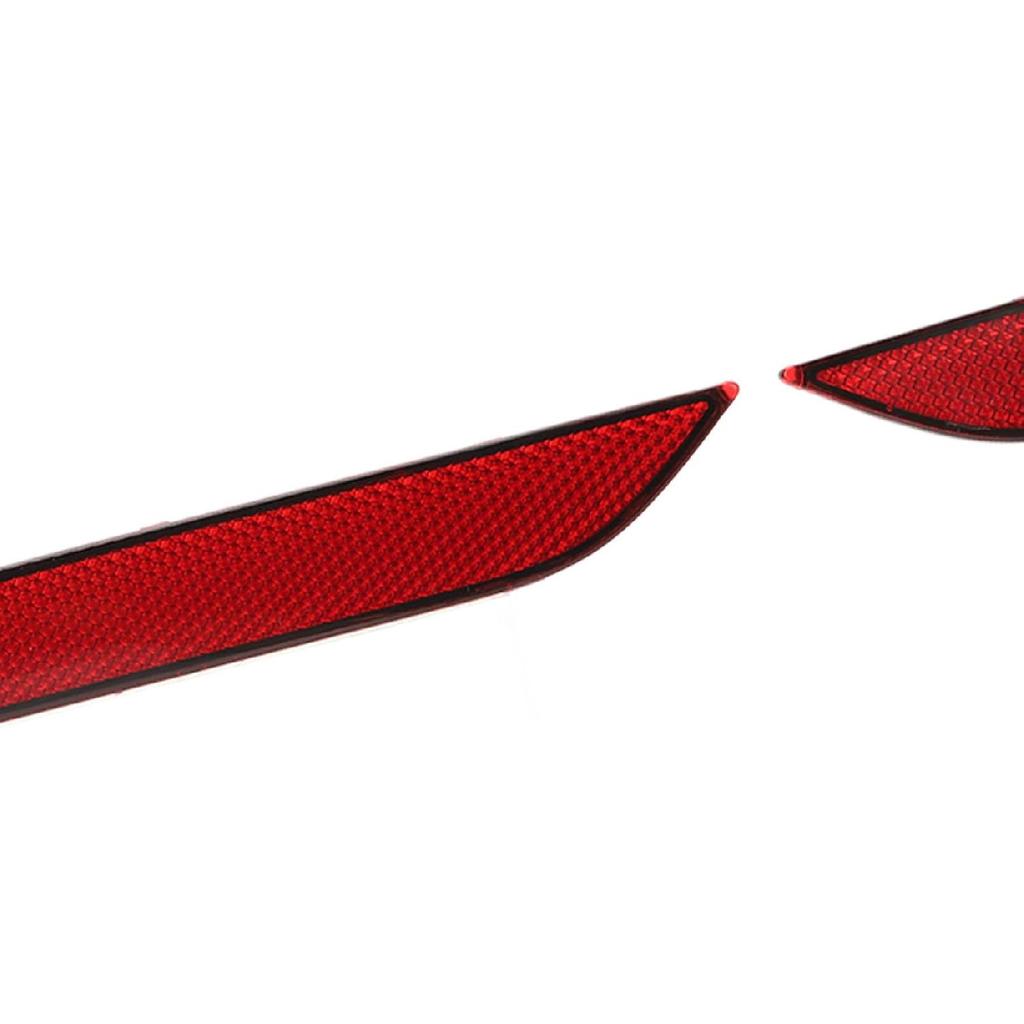 Rear Bumper Reflector Set for Tesla 2020-2023, Left and Right Red Reflector Replacement, ABS and PC Tail Light Reflector Lens, Replaces 1495817-00-C