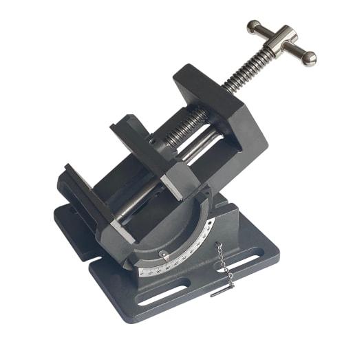HFS (R) Angle Machine Vise, Maximum Opening 102mm, Adjustable Angle 0-90, for Benchtop Drill Presses, Vise, and Lathes