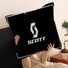 S-Scott Bike Logo Pillow Cover For Bedroom Room And Living Room Sofa Decorative Cushion Cover