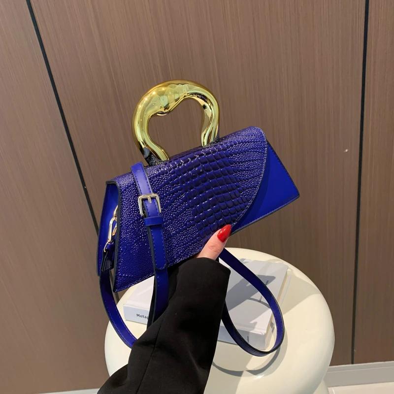 

Сумки через плечо и через плечо из сплошной кожи аллигатора PU, индивидуальный дизайнерский стиль, высококачественные сумки для женщин, мода, горячая распродажа