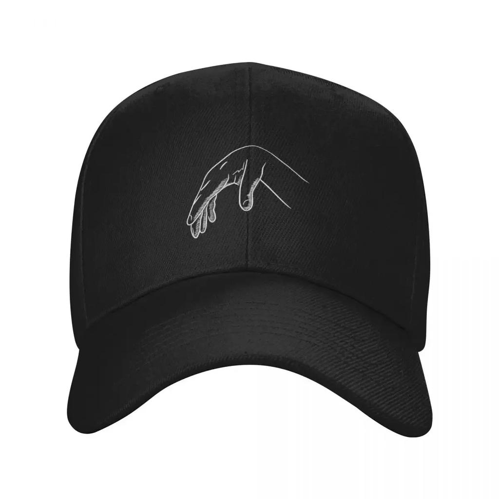 Limp Wrist White Outline Baseball Cap Sunhat Beach Women Hats Unisexs