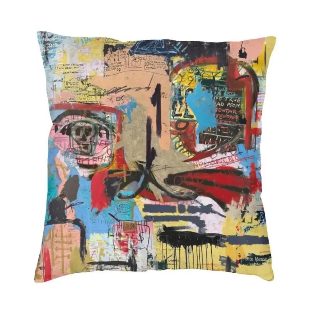 

New Street Graffiti Cushion Cover Polyester Throw Pillow Case for Sofa Square Pillowcase Home Decorative 45x45cm 18x18Inch 12x12Inch