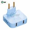 European Regulation 1 In 1 Rotary Plug Connector Germany France Russia Spain Lightweight Universal EU Adapter Power Supply