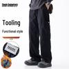 MARK FAIRWHALE Men's American Style Multi-Pocket Cargo Pants