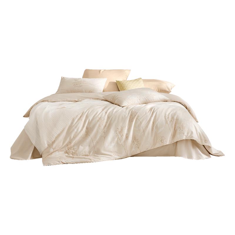 Luolai 100% Pure Cotton Floral Bedding Collection 1.2m 3-pc Set (Duvet 150x215cm)