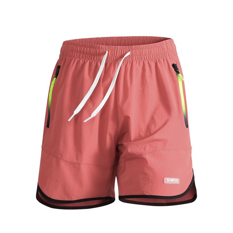 Men's Quick-Dry Ice Silk Sports Shorts - Plus Size, Casual Beach Fitness & Running Pants