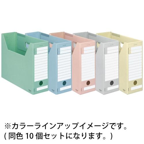 KOKUYO File Box D Type Storage Width 94mm A4 10 Pieces Gray