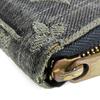 Used LOUIS VUITTON Purse Zippy wallet M95614 Zip Around Monogram denim Noir black Accessory