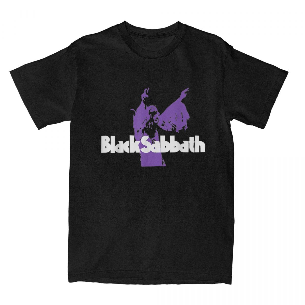 

Мужская женская Black Sabbaths Бесплатная официальная фиолетовая футболка Merch metal music Футболка из чистого хлопка Одежда Винтажные футболки S синий