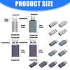Universal Data Protections Adapter Metal Construction Data Blocker USB /Type c Port Data Leakage for Multiple Devices