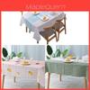 Elegant Waterproof Oilproof Tablecloth Cover Protector For Simple Home Dining Decor