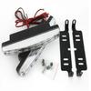 1/2PCS Car LED 12V External White 8Leds Universal Driving Light Daytime Running Light Fog Lamp Durable Auxiliary Lamp Waterproof