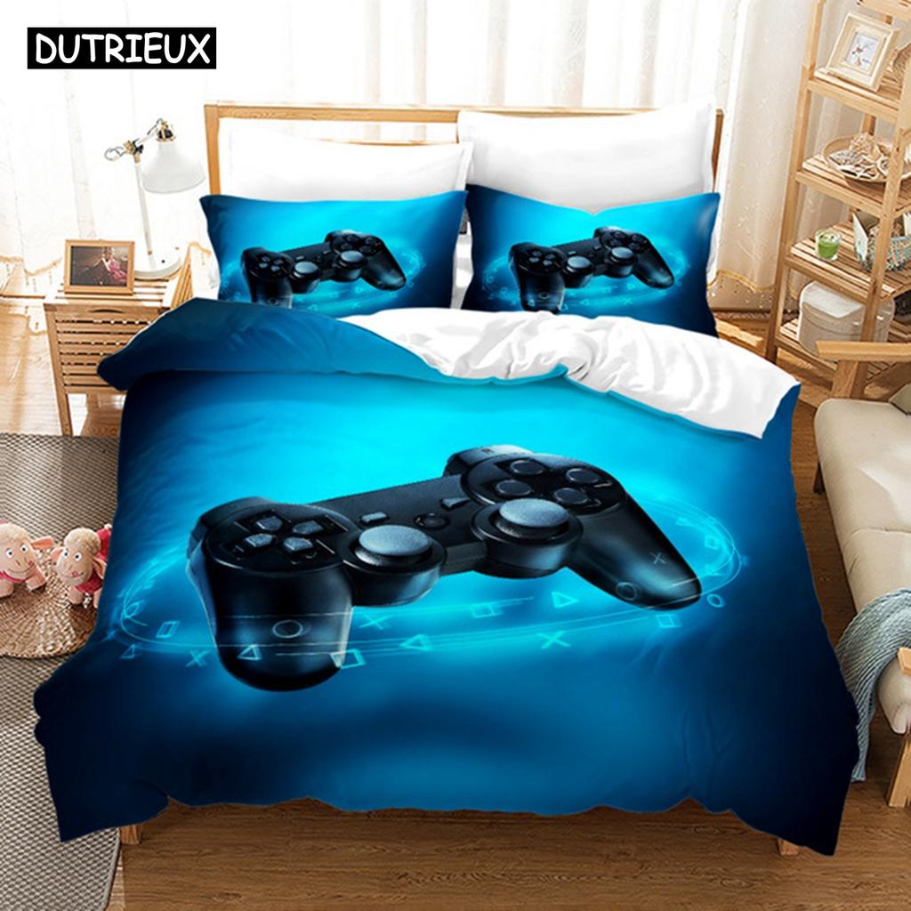 Fashion Gamepad Bedding Set Kids Game Comforter Quilt Adult Gift Bed Linen Bedroom Duvet Covers Single Queen King Size