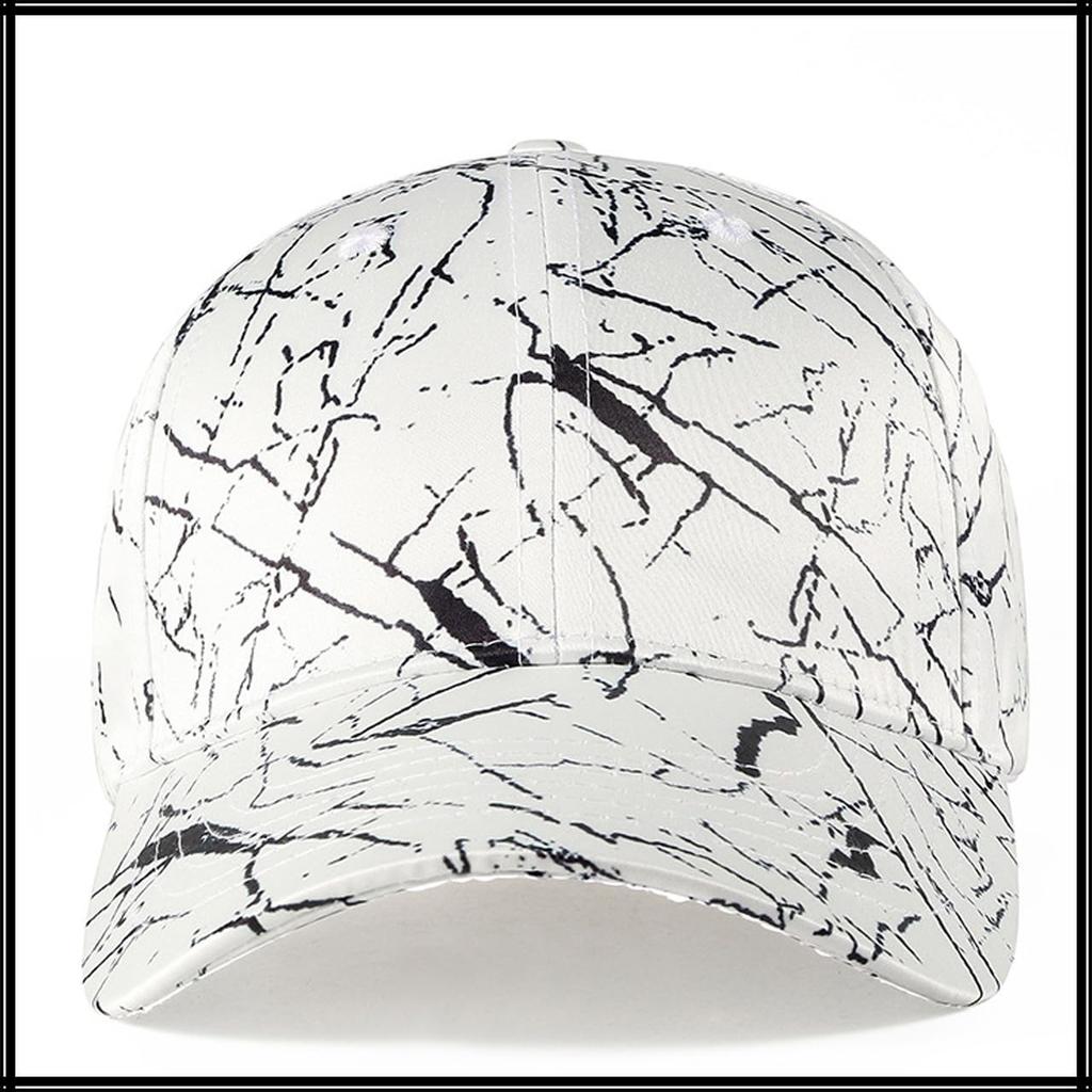 White Fang Lightning Lightning CA636 Cap, Pattern, Hat, Sports, Running, Outdoor, Men's, Women's, (Black)