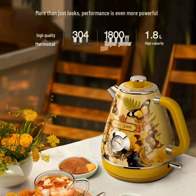 

QunRong 1,8 л Ретро Чайник из нержавеющей стали