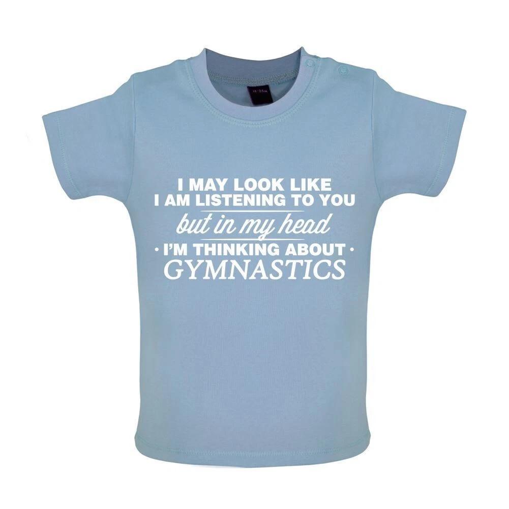

Thinking About Gymnastics - Kids T-Shirt / Jumpsuit - Gym Tote Bag 130
