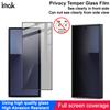 For Samsung Galaxy Z TriFold 5G Glass IMAK 3D Curved Privacy Tempered Glass Full Screen Coverage Film