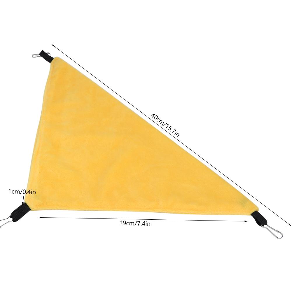 Small pet   Hammock Hanging Bed for   Hamster Sugar Glider Guinea  (gray)