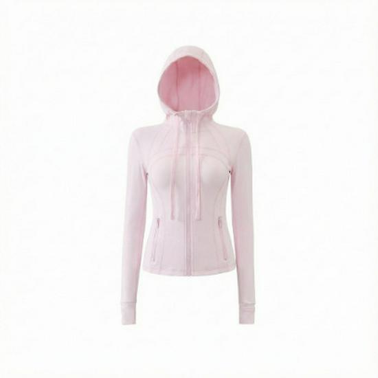 Women's High-Elastic Hooded Yoga Suit: Spring & Autumn Running Top and Professional Sports Jacket