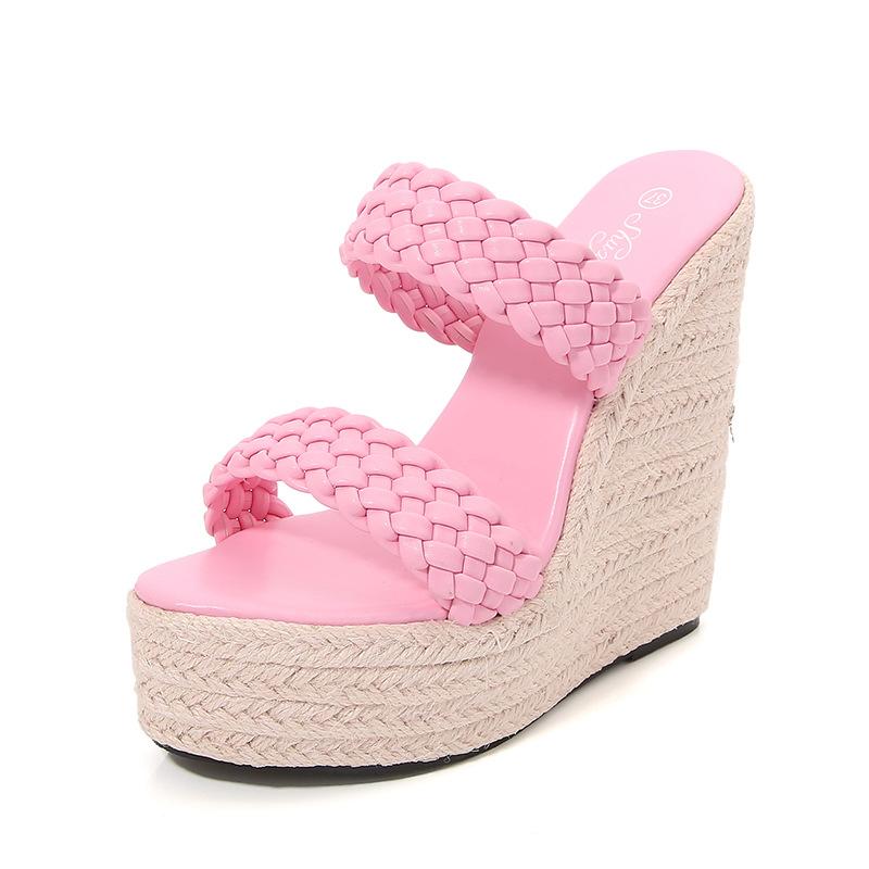 Fashion Fashion Women Sandals High Platform Chunky Heel Summer New Arrivals 15cm Sky-High Sexy Strappy Shoes