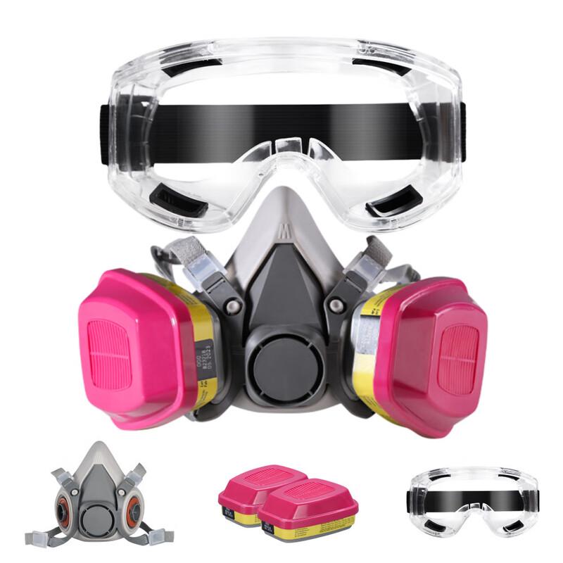Brangdy Respirator Kit with Filters and Goggles