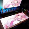 Cartoon Girl Computer Keyboard Mats XXL PC Gaming Carpet Hololive Hakui Koyori  Pink Mouse Pad Large HD Printing Anime Table Rug