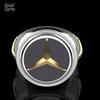 WLG4   For Mercedes Benz  LOGO Recommended Electroplated Men's Ring  Trendy Gift For Men Versatile Hand Accessory Trendy Male Accessory