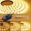 Ruban led - lepro - 5m - blanc chaud dimmable 12v - 300 leds - autocollant réglable