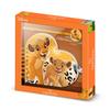 Pack De Journal Cœur + Stylo - Disney Roi Lion Africa - Jaune - Taille Unique