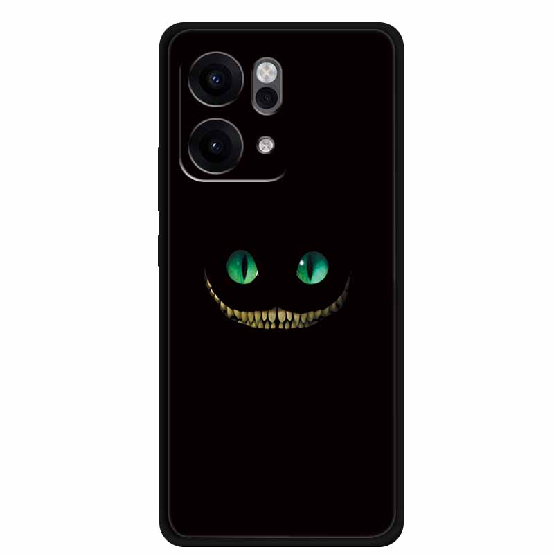 For Oppo Reno14 Pro 5G Case Animals Soft Silicone TPU Phone Cases Back Cover for Oppo Reno 14 Lion Shockproof Cool Wolf Capa