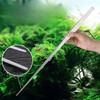 38cm Stainless Steel Aquarium Tweezers Pliers Fish Tank Plant Aquascape Tools Straight Curved Forceps Clip Aquatic Feeding Tongs