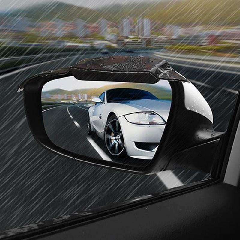 2 Adet Evrensel Araba Dikiz Aynası Yağmur Kaşı Auto Araba Dikiz Yan Yağmur Kar Koruyucu Güneşlik Gölgelik Koruyucu Pvc