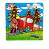 20 Piece Wooden 3D Puzzle Cartoon Animal Vehicle Jigsaw Montessori Educational Toys for Kids Baby Aged 3-6 Years