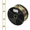WOLFPACK PROFESSIONAL LINE - Smooth Decorative Chain Brass 3.4x43 Mm. Roll 20 Meters