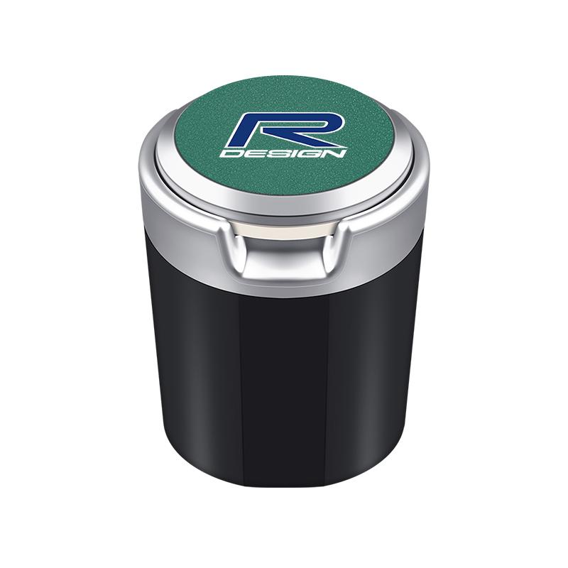 LED Auto Innen Aschenbecher Tragbare Müllbox Aufbewahrungsfass Für Volvo XC60 S60 V40 V50 V60 S80 S40 C30 AWD C70 S40 S60 S80 S90