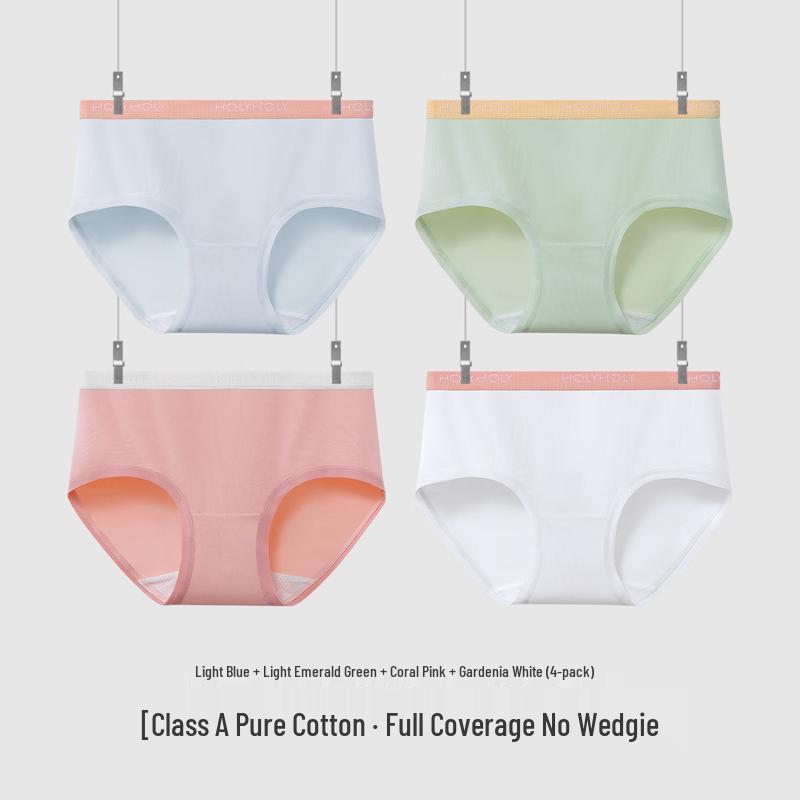 Girls' Cotton Antibacterial Briefs HN114505 (4-Pack)