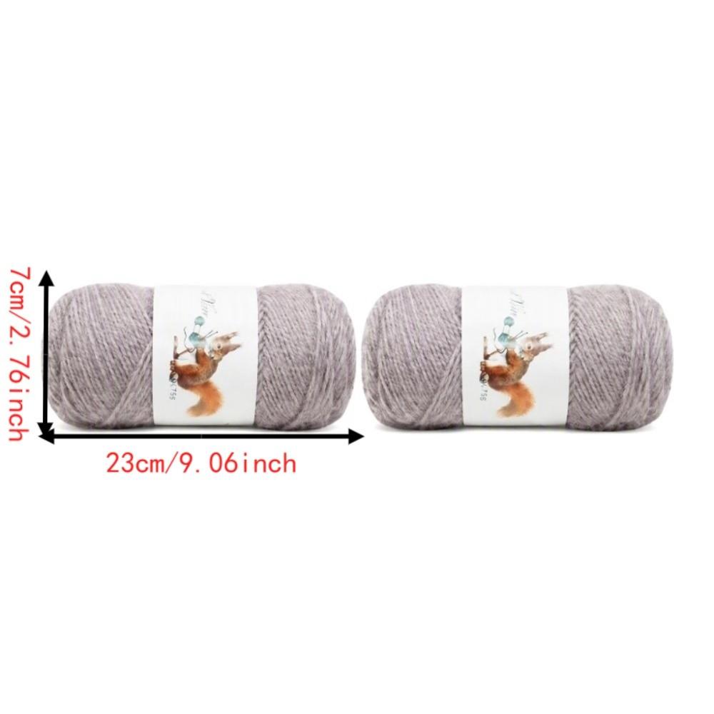 2pcs Simply Soft Crochet Yarn Medium Coarse Hand Knitting Yarn Fashion Cashmere Yarn For Glove