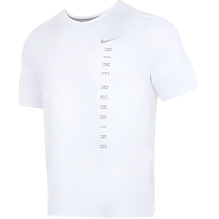 Nike Running Casual Sports Breathable Short Sleeve T-Shirt Men Tops White DA1316-100