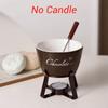 with Forks Chocolate Fondue Mug Ceramics Fondue Cups Chocolate Melting Mug  Valentine Gift